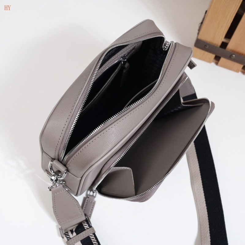 Pra*a saffiano leather shoulder bag