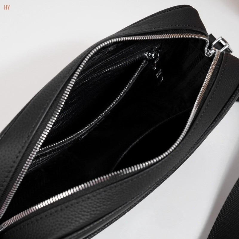 Pra*a saffiano leather shoulder bag