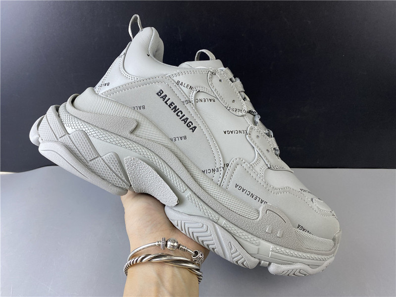 Ba*len*cia*ga triple s sneakers (grey with logo) 536737 w2fa1 1210