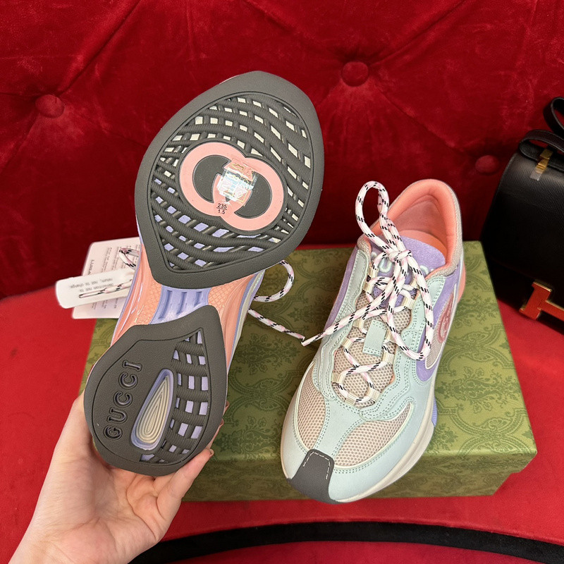 G*u*i run lace-up sneakers