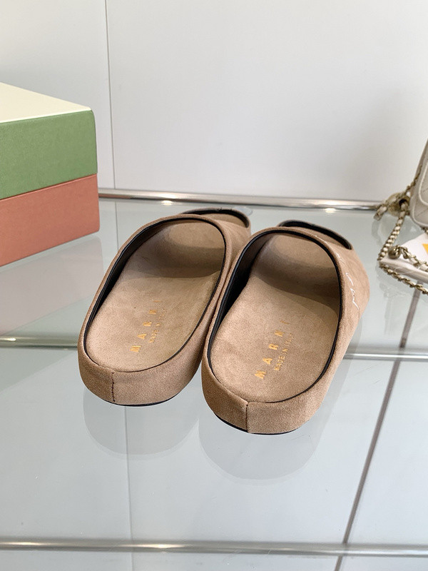 Marni Fusslide Suede Sandals