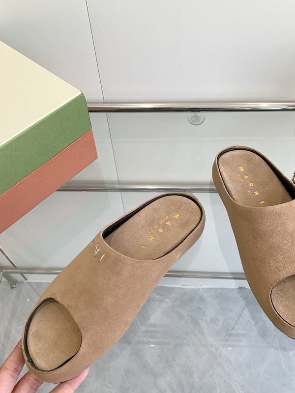 Marni Fusslide Suede Sandals