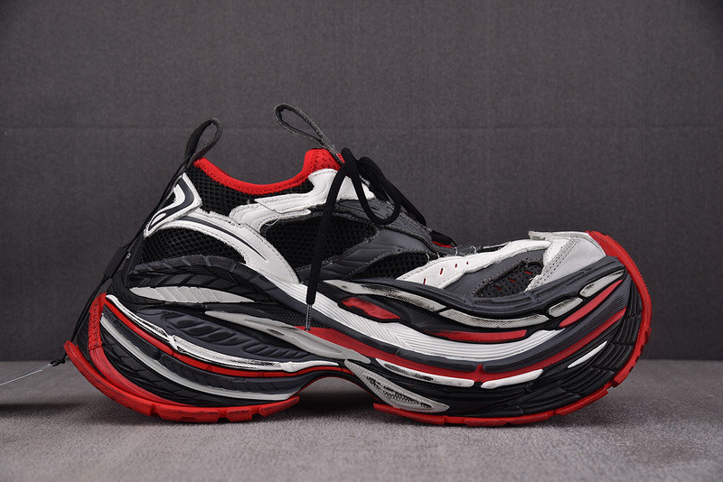 BALENCIAGA Black&Red Platform Sneaker