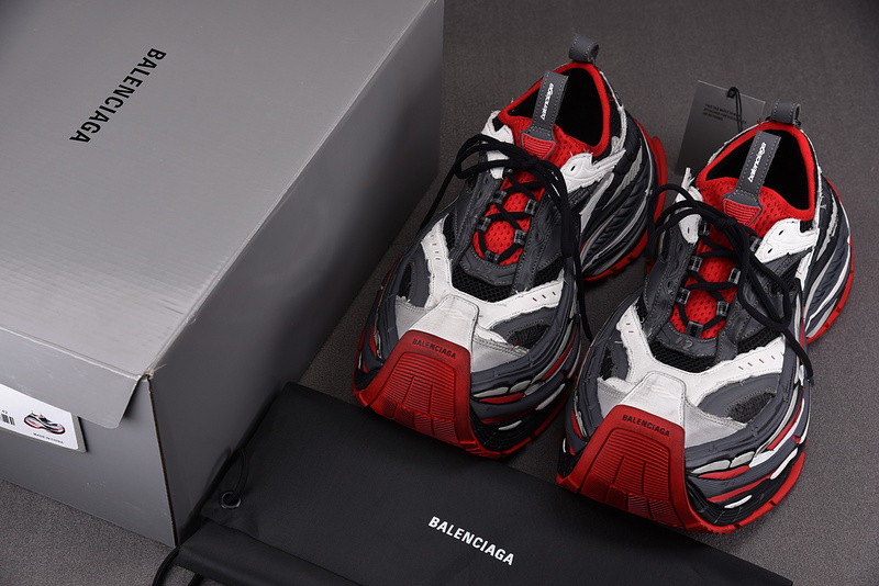 BALENCIAGA Black&Red Platform Sneaker