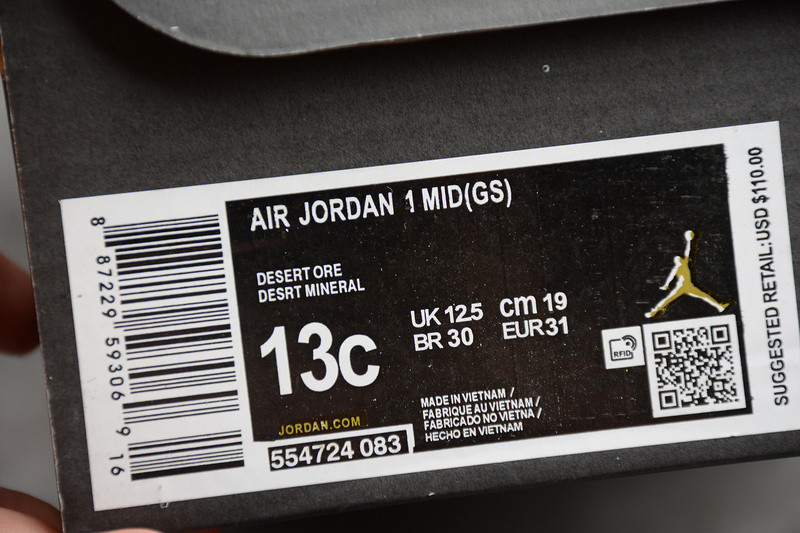 AIR JORDAN 1 MID GS 554724-083