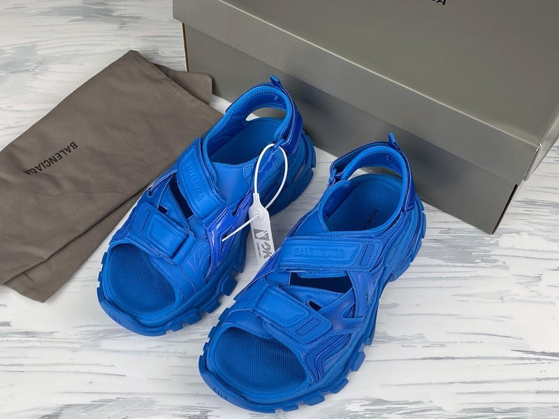 Ba*len*cia*ga track sandal monocolor neoprene/rubber blue 617543 w2cc1 4000