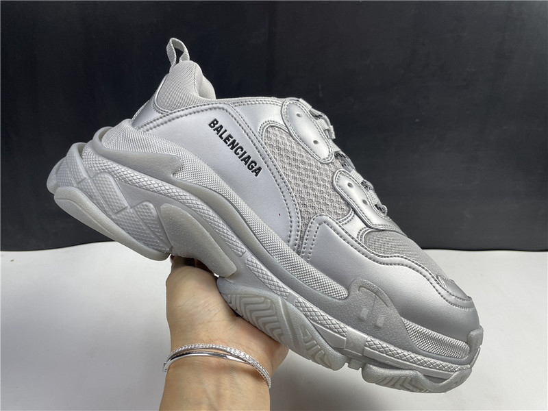 Ba*len*cia*ga sliver white sneaker 536737 w0901 8100