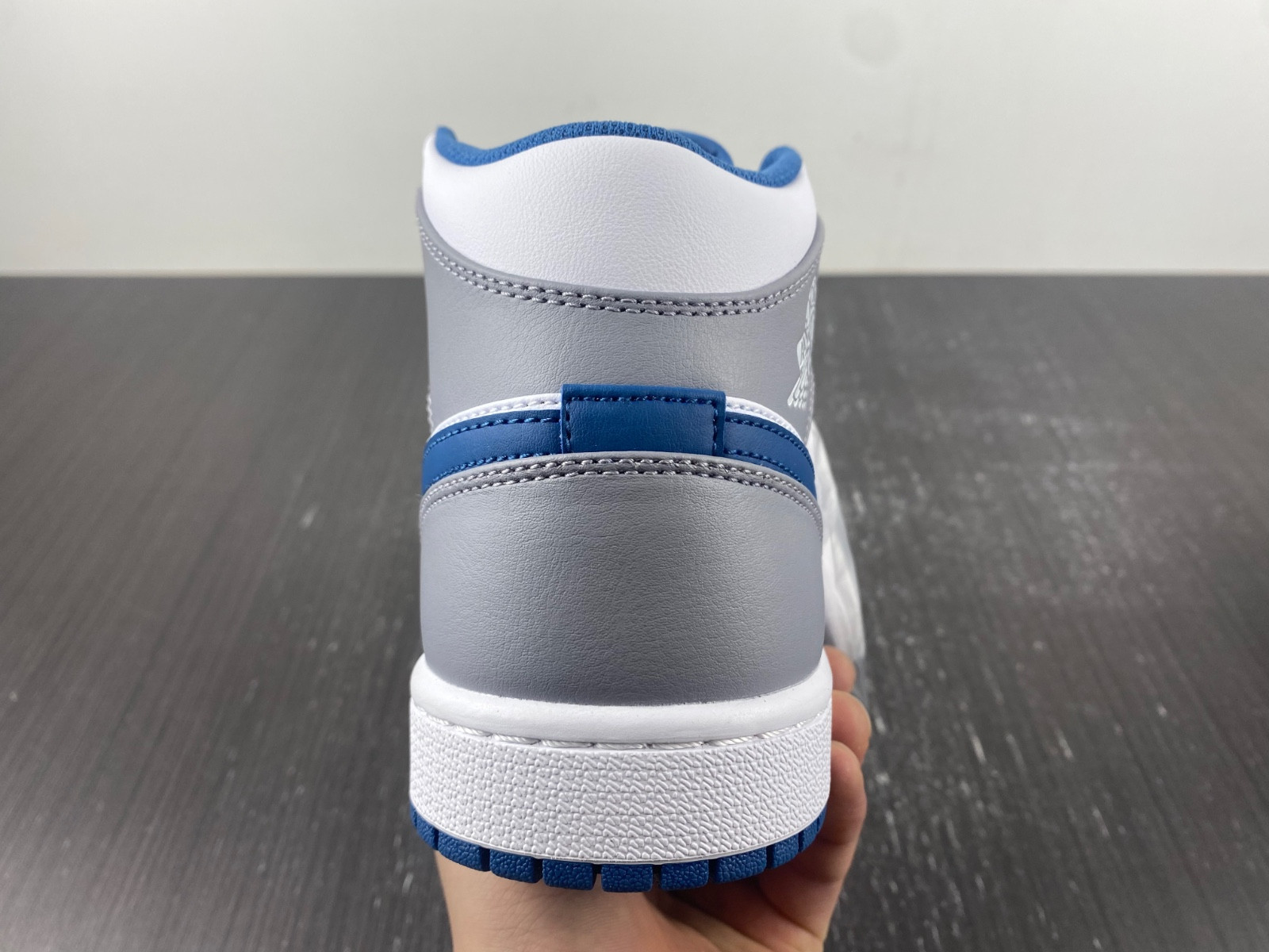 Jordan 1 Mid True Blue Cement (GS) - DQ8423-014