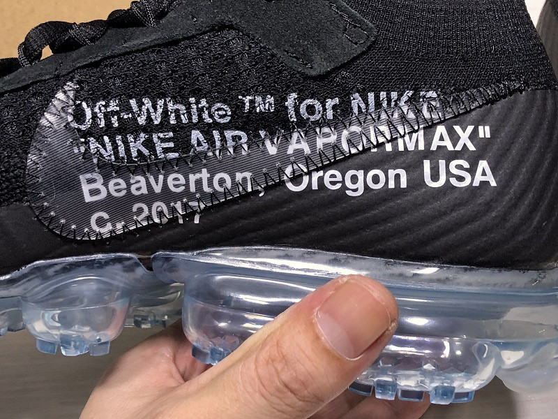 OW X NIKE AIR VAPORMAX BLACK AA3831-002