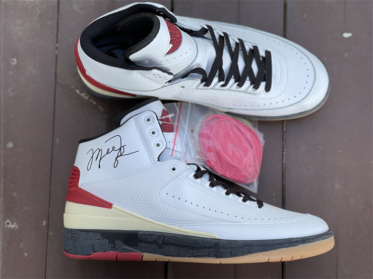 OW X AIR JORDAN 2 HIGH RED DJ4375-101