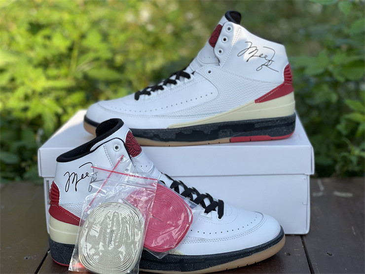OW X AIR JORDAN 2 HIGH RED DJ4375-101