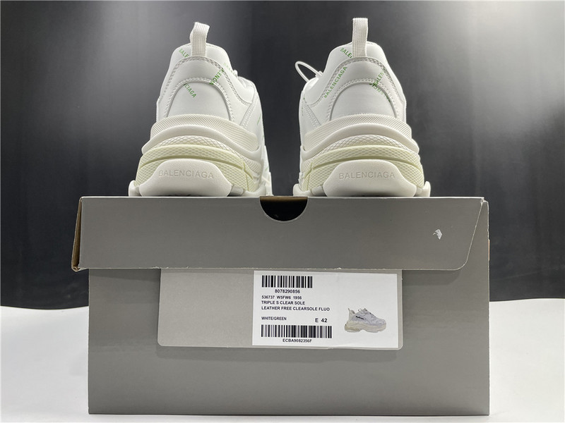 Ba*len*cia*ga sliver white sneaker 536737 wsfw6 1956