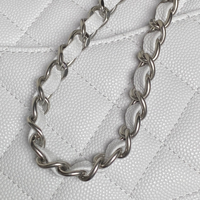 Ch**el - mini rectangular top handle classic flap bag