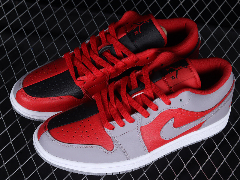 Air Jordan 1 Low SE Split Grey Red DR0502-600