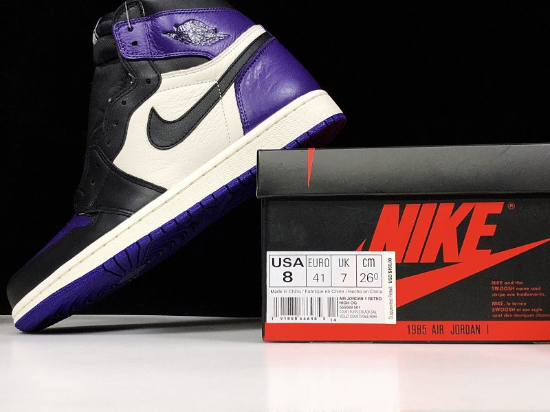AIR JORDAN 1 RETRO HIGH OG COURT PURPLE 555088-501