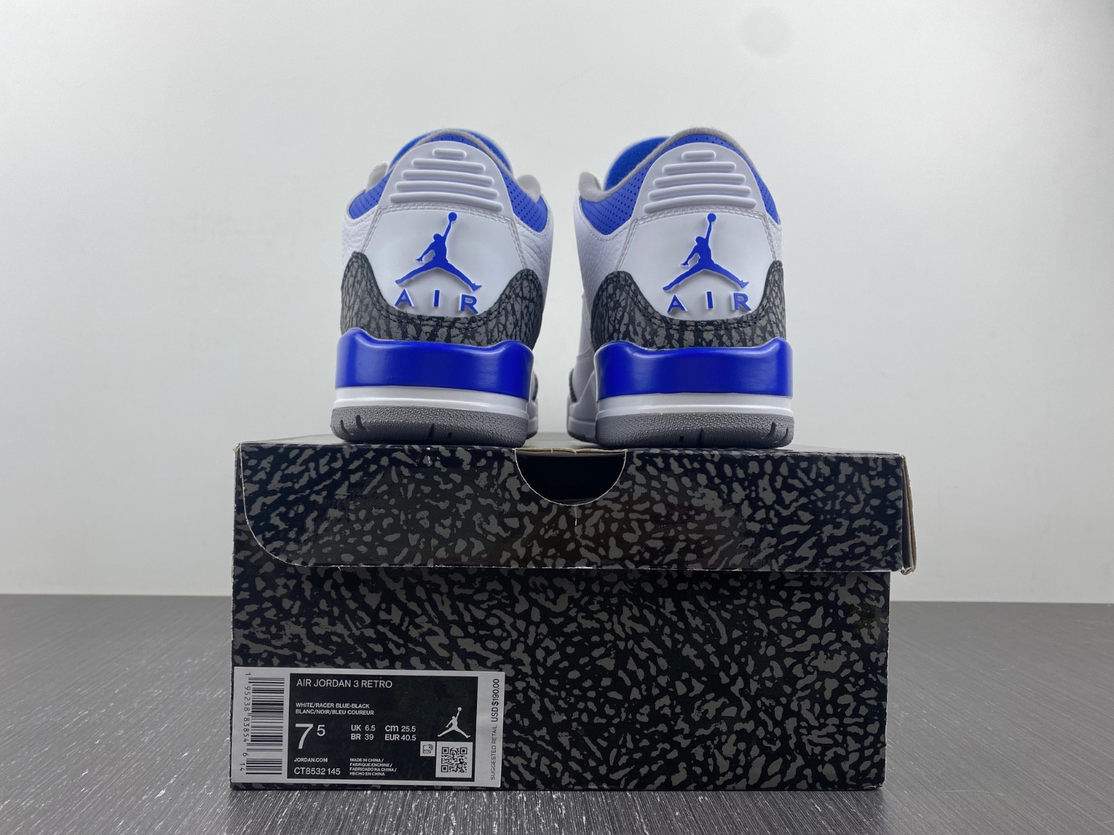 Air Jordan Retro 3 Racer Blue CT8532-145