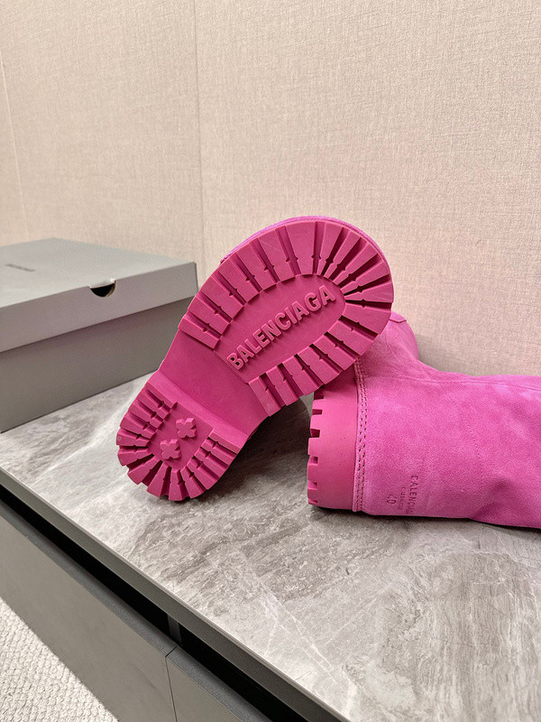 Balenciaga Alaska Faux-Fur Low Boots