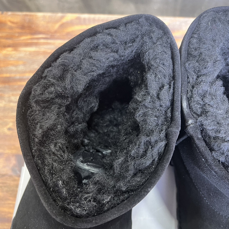 Balenciaga Alaska Fur Bootie in Black