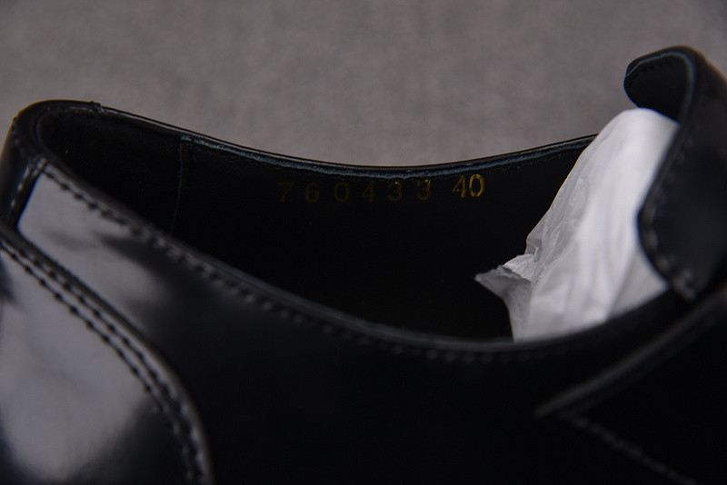 Balenciaga Tractor leather loafers in black