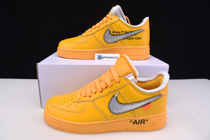 NIKE OW X AIR FORCE 1 LOW UNIVERSITY GOLD DD1876-700