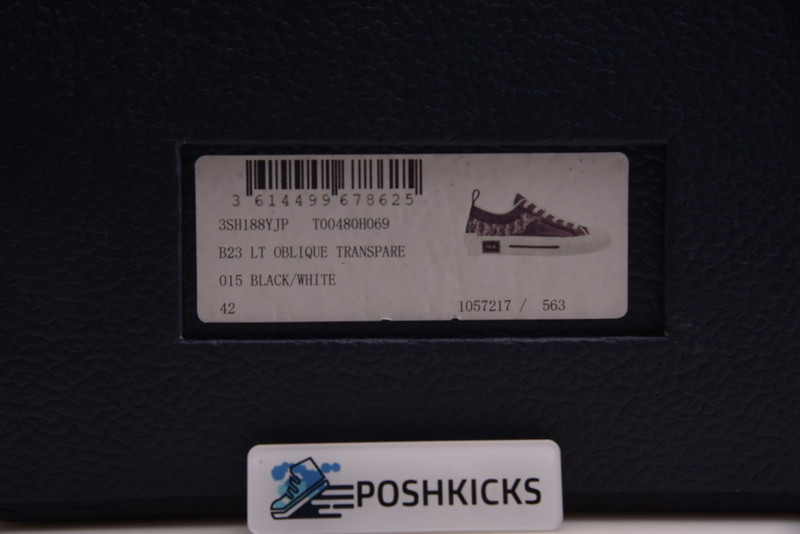 B23 OBLIQUE LOW SNEAKERS