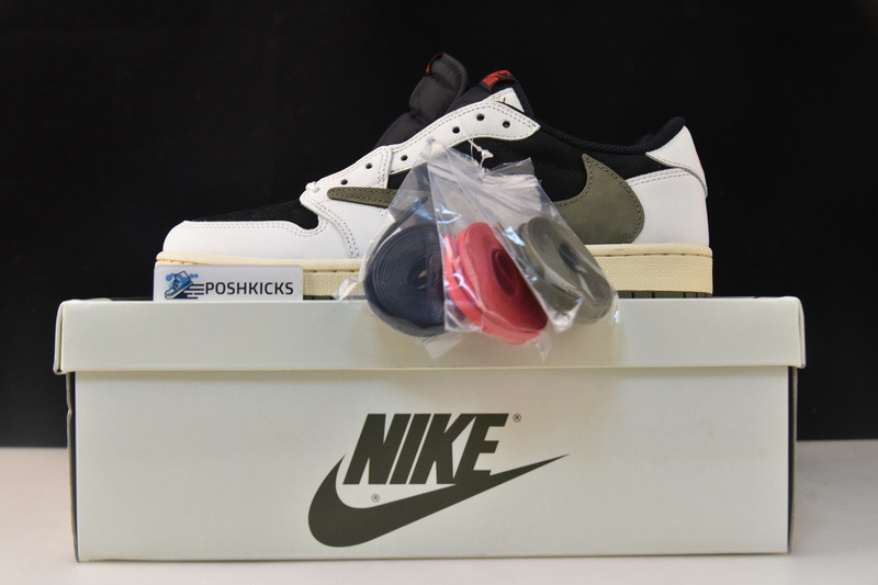 Travis Scott Air Jordan 1 Low OG Olive WMNS DZ4137-106