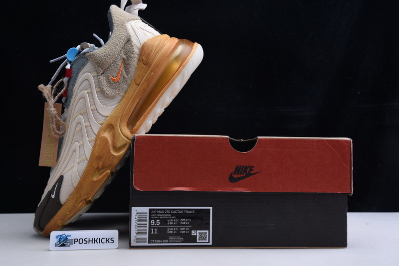 Travis Scott Nike Air Max 270 React Cactus Trails CT2864-200