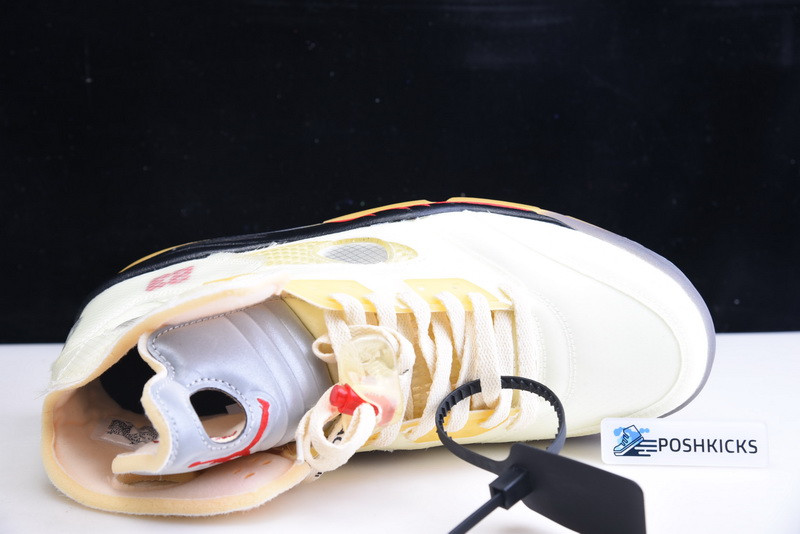 OW AIR JORDAN 5 SAIL FIRE RED DH8565-100