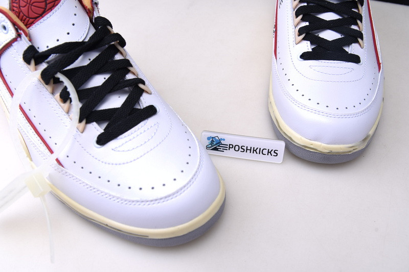 OW x Air Jordan 2 Low Red DJ4375-106