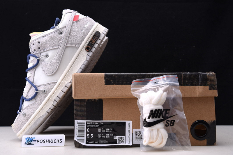 NIKE DUNK LOW OW LOT 18 OF 50 DJ0950-112