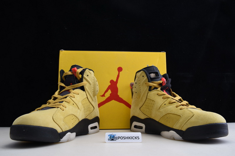 Air Jordan 6 Travis Scott Wheat Yellow CN1084-300