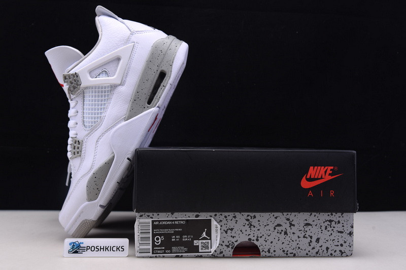 AIR JORDAN 4 WHITE OREO TECH GREY CT8527-100