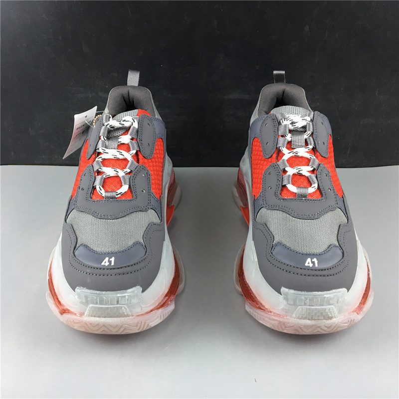 Ba*len*cia*ga triple s trainers clear sole grey red 541624 w0901 2262