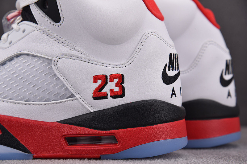 Air Jordan 5 Fire Red Black Tongue 2025 HQ7978-101