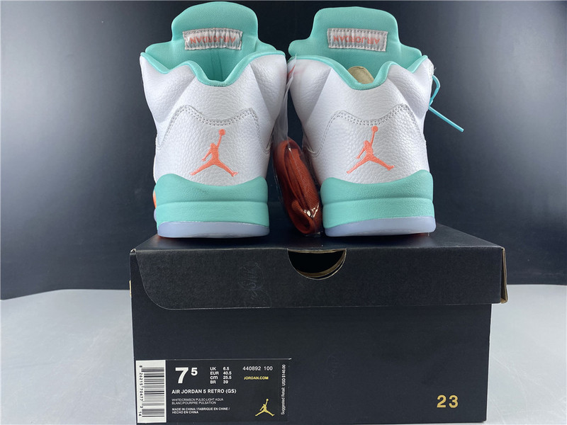Jordan 5 Retro Light Aqua 440892-100