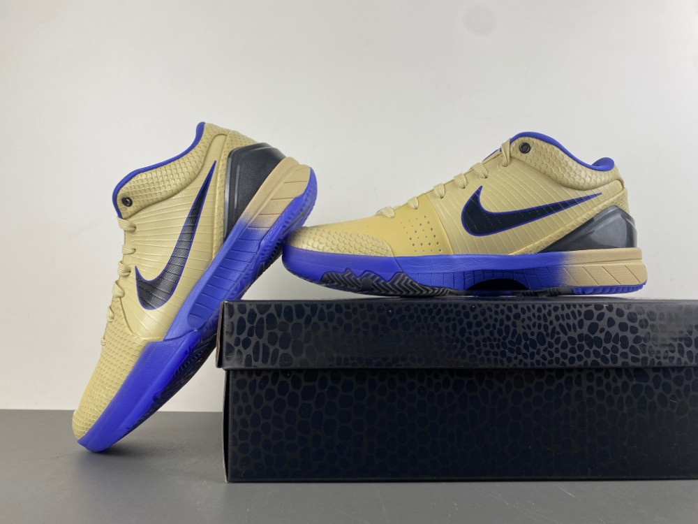 FC Barcelona Nike Kobe 4 Protro Team Gold IM2532-701