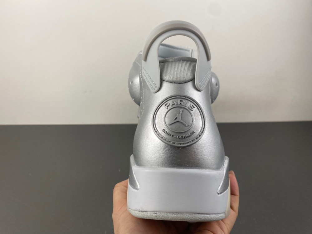 PSG x Air Jordan 6 "Metallic Silver" IQ5135-001