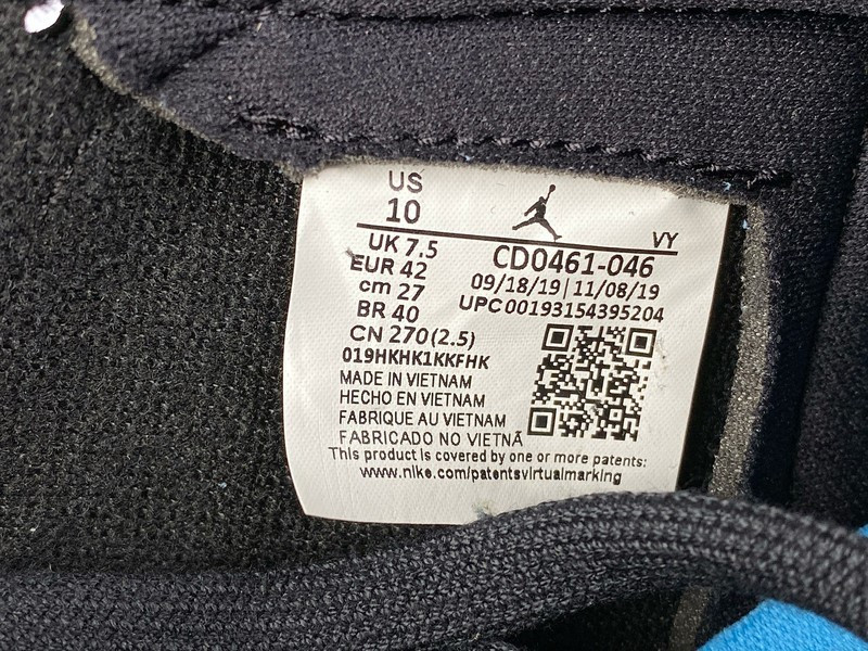 Air Jordan 1 High WMNS UNC Chicago CD0461-046