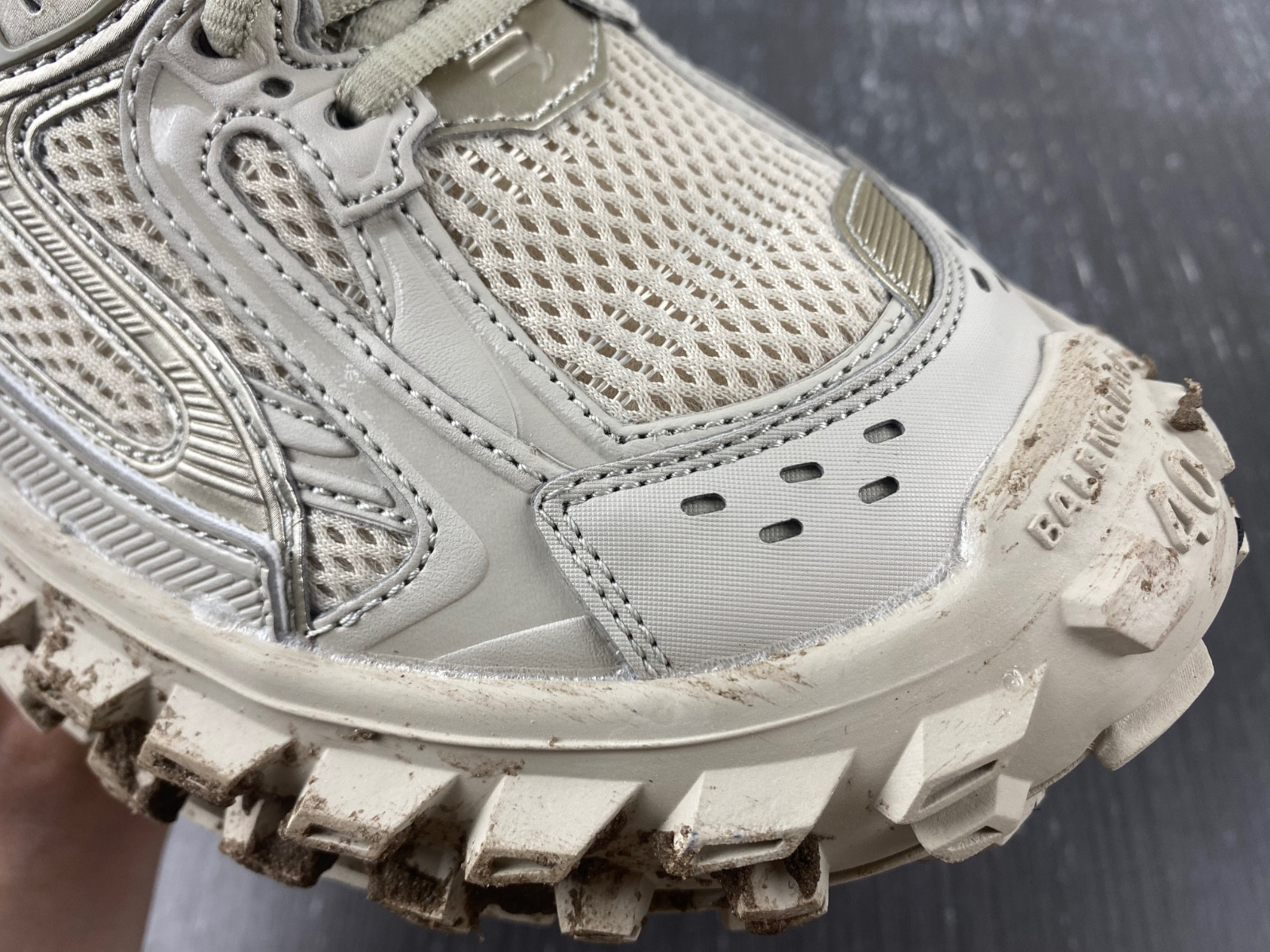 Ba*len*cia*ga bouncer chunky-sole sneakers