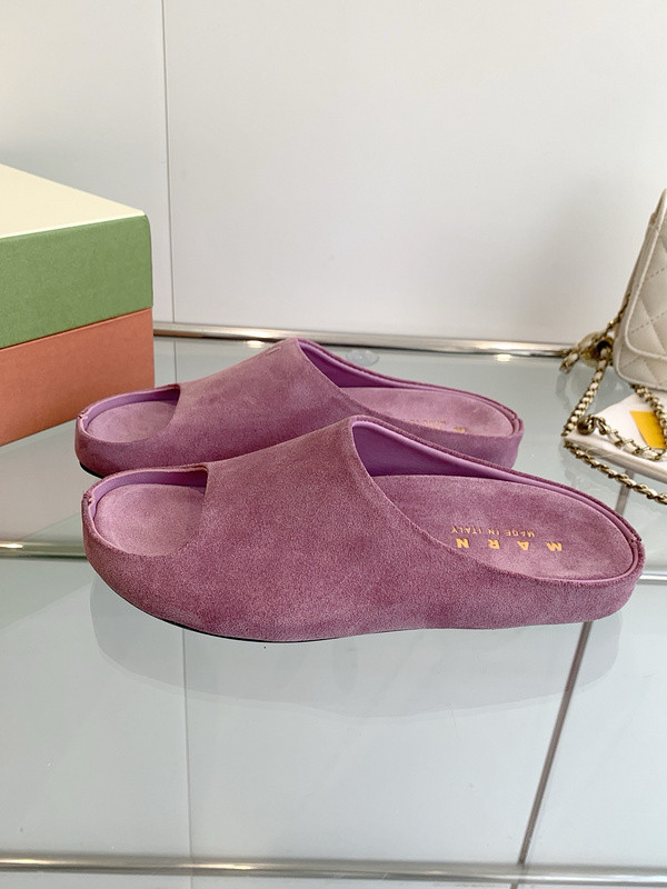 Marni Fusslide Suede Sandals