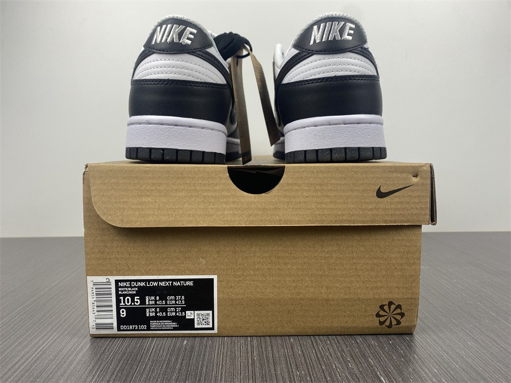 NIKE DUNK LOW NEXT NATURE ‘WHITE/BLACK’ DD1873-102