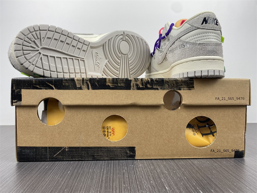 NIKE DUNK LOW OW LOT 15 OF 50 DJ0950-101