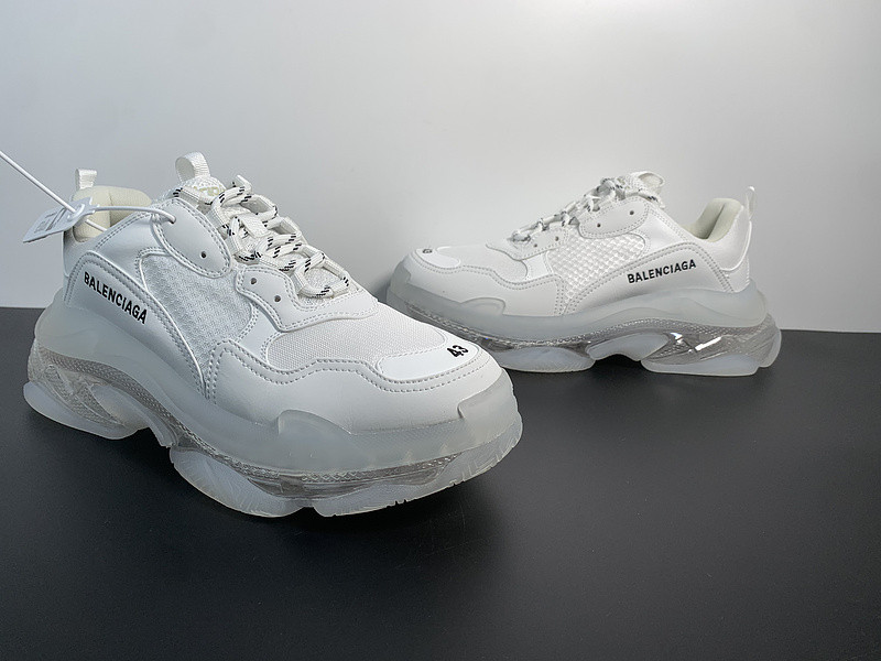 Ba*len*cia*ga triple s white clear sole 544351w09e19000