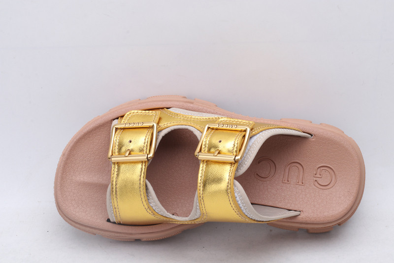 GUC LEATHER SLIDE