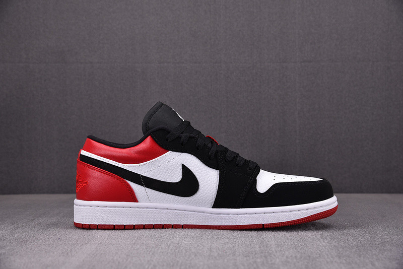 Air Jordan 1 Low“Black Toe” 553558-116
