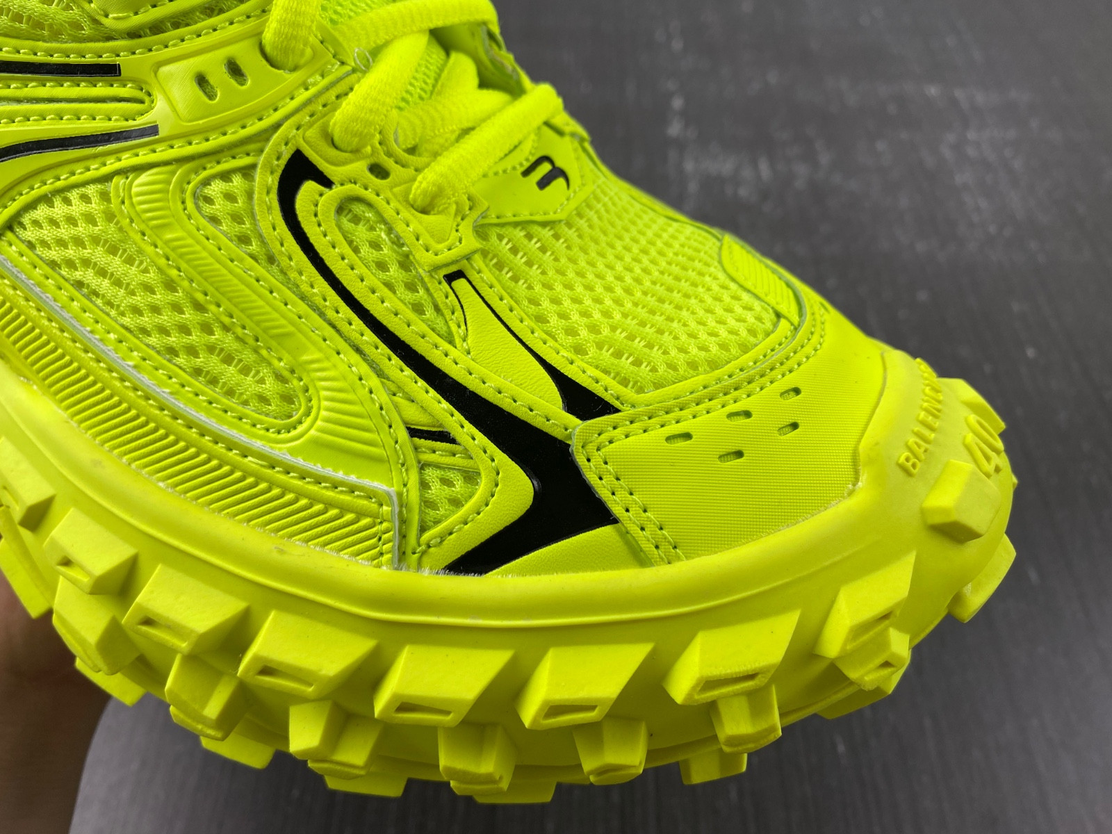 Ba*len*cia*ga bouncer chunky-sole sneakers