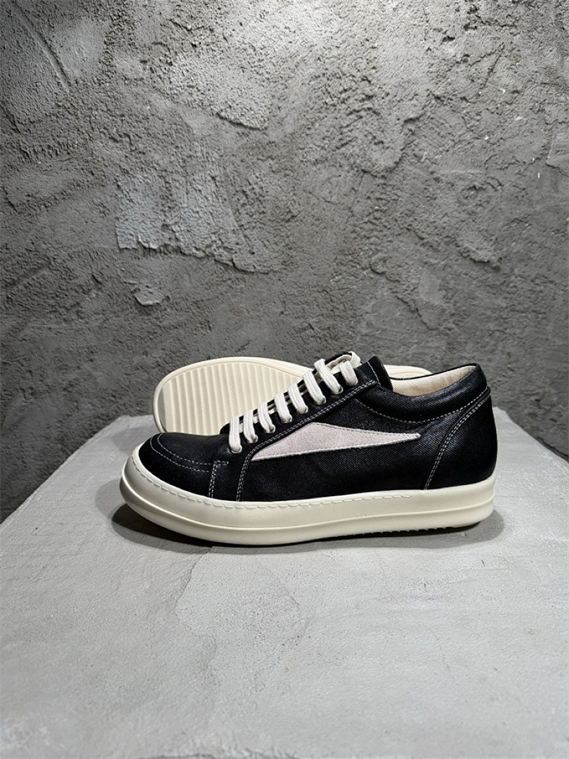 R*ck O*ens Leather Sneakers