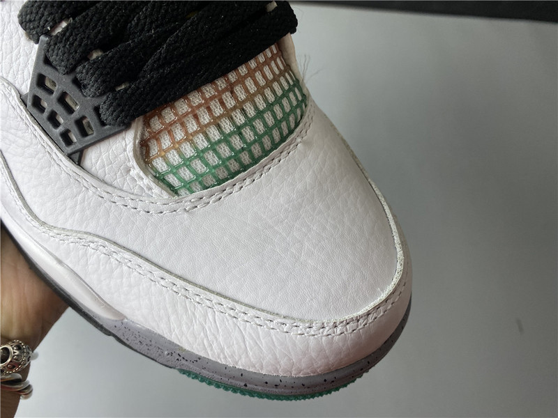 Jordan 4 Retro Lucid Green Rasta AQ9129-100