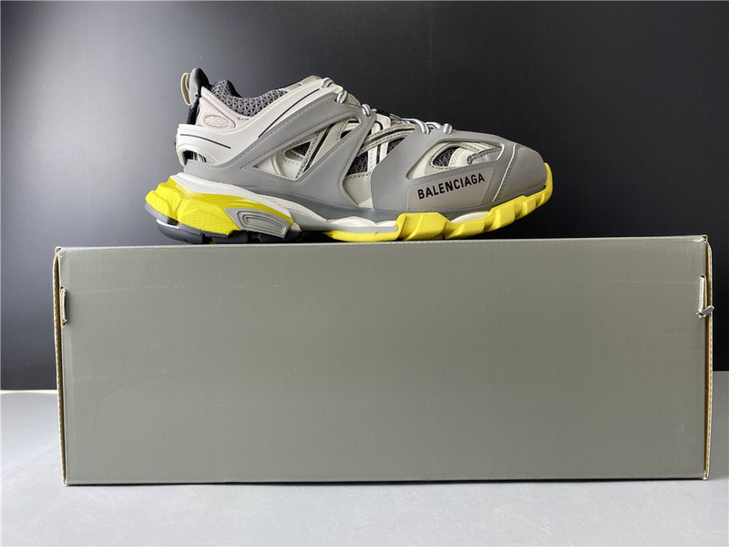 Ba*len*cia*ga tess s. gomma sneakers white gray orange 542023 w1gb7 2018