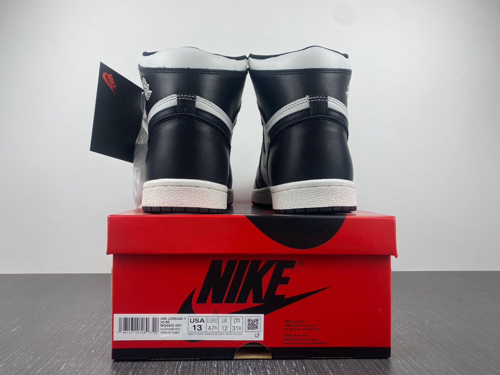 Jordan 1 Retro High 85 Black White (2023) - BQ4422-001